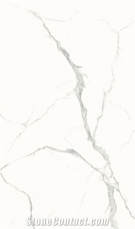 Sintered Stone White Calacatta For Indoor Design