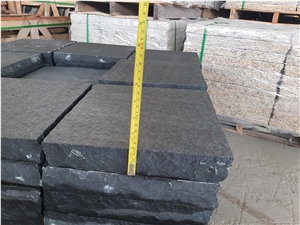 BLACK BASALT PAVING 30X30x5cm Cobble Stone