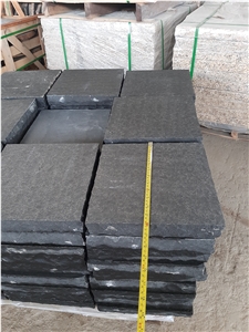 BLACK BASALT PAVING 30X30x5cm Cobble Stone