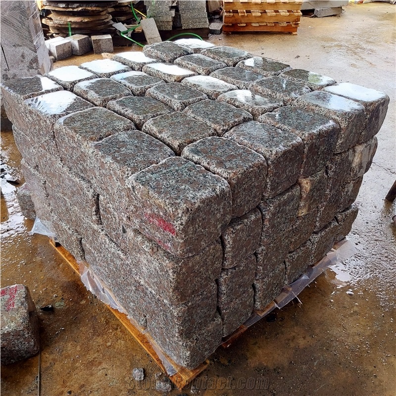 VIOLET GRANITE, MACHINE TUMBLE