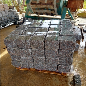 VIOLET GRANITE, MACHINE TUMBLE