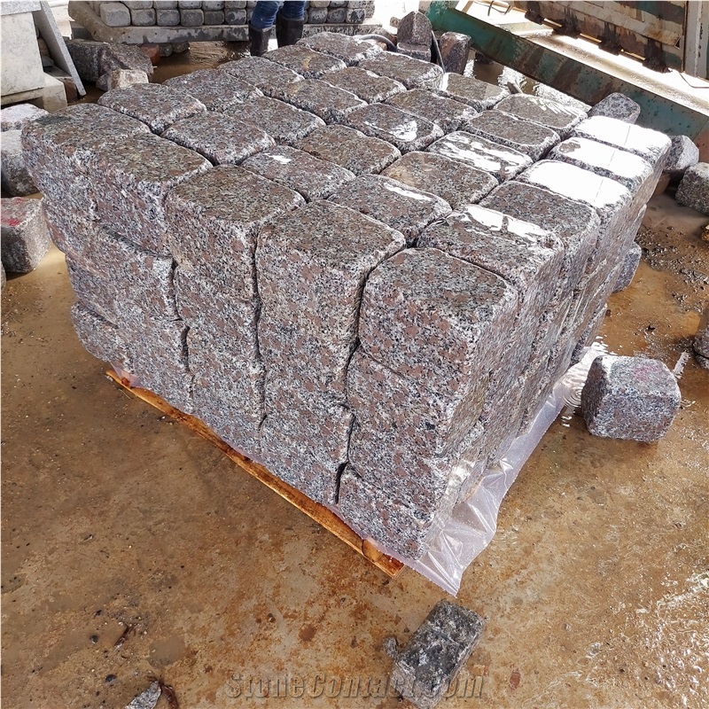 VIOLET GRANITE, MACHINE TUMBLE