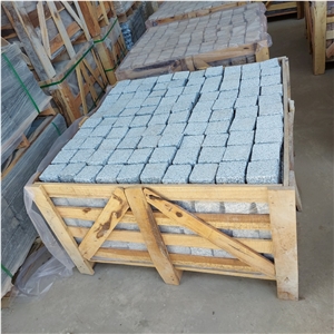 WHITE PM CUBIC 995 BUSH HAMMER White Phu My Granite Cobble Stone