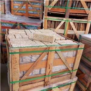 YELLOW BD CUBIC- Yellow Binh Dinh Granite Cobblestone, Pavers, Cubestone