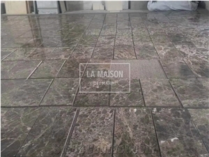 Dark Emperdor Marble Laminated Composite Ceramic  Floor/Wall