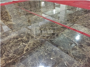 Dark Emperdor Marble Laminated Composite Ceramic  Floor/Wall