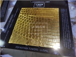 Real Gold And Real Mosaic For Wall Tile