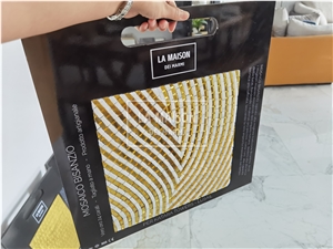 Real Gold And Real Mosaic For Wall Tile