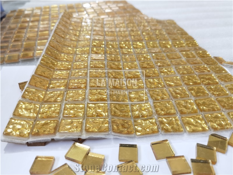 Real Gold And Real Mosaic For Wall Tile