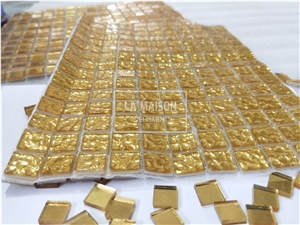 Real Gold And Real Mosaic For Wall Tile