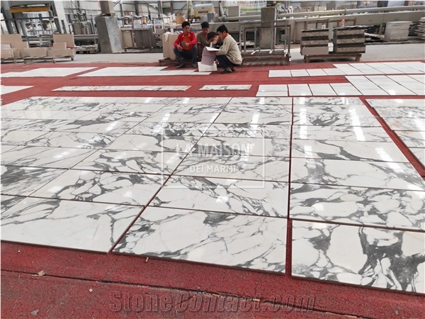 Statuario Marble Laminated Composite Ceramic Floor/Wall