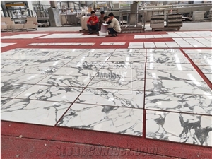 Statuario Marble Laminated Composite Ceramic Floor/Wall