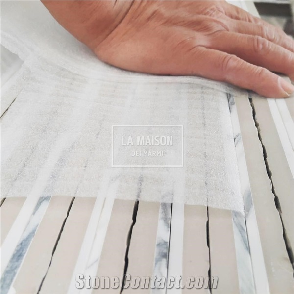 Statuario Marble Laminated Composite Ceramic Floor/Wall