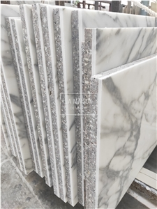Statuario Marble Laminated Composite Granite For Floor/Wall