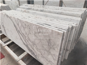 Statuario Marble Laminated Composite Granite For Floor/Wall
