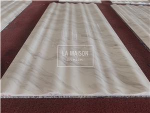 Volakas White 3D Carved Marble Composite Honeycomb  Panels