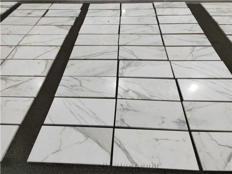 Calacatta White Natural Marble Slabs&Tiles For Floor Or Wall