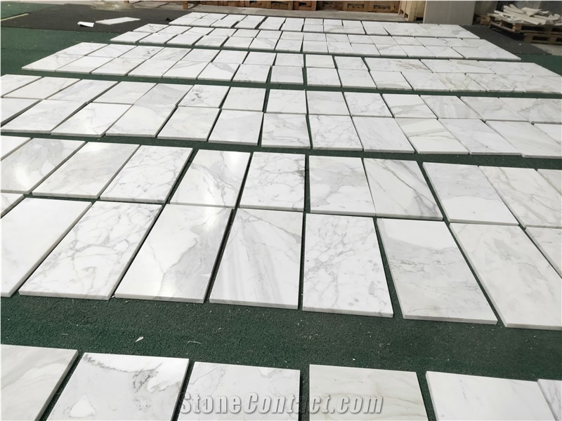 Calacatta White Natural Marble Slabs&Tiles For Floor Or Wall
