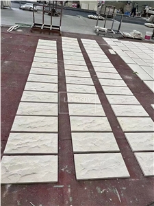 Moca Cream Limestone Split Surface Indoor/Outdoor Wall