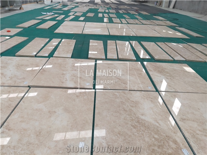 Natural Beige Marble Interior Stair&Steps&Treads&Riser