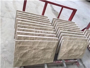 Portugal Limestone Mushroom Surface For Indoor/Outdoor Walls