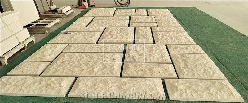 Portugal Limestone Mushroom Surface For Indoor/Outdoor Walls