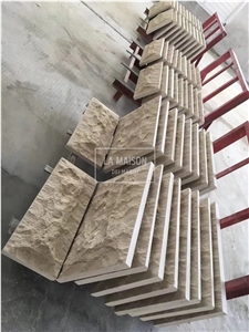 Portugal Limestone Mushroom Surface For Indoor/Outdoor Walls