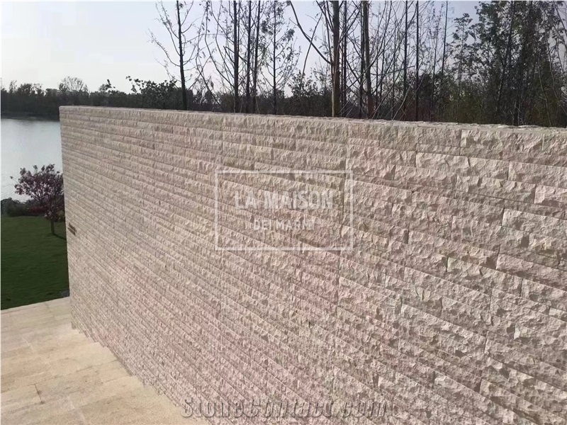 Portugal Limestone Mushroom Surface For Indoor/Outdoor Walls