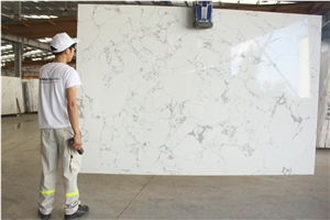 Calacatta Quartz Slabs, Engineered Stone