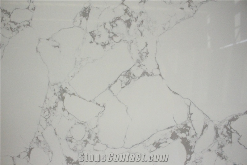 Calacatta Quartz Slabs, Engineered Stone
