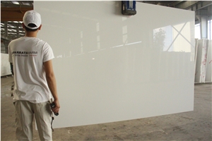 Super White Quartz Slabs