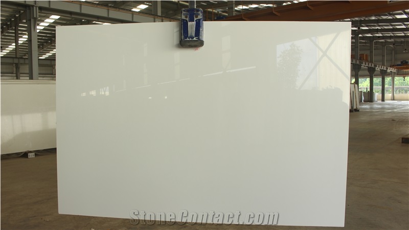 Super White Quartz Slabs