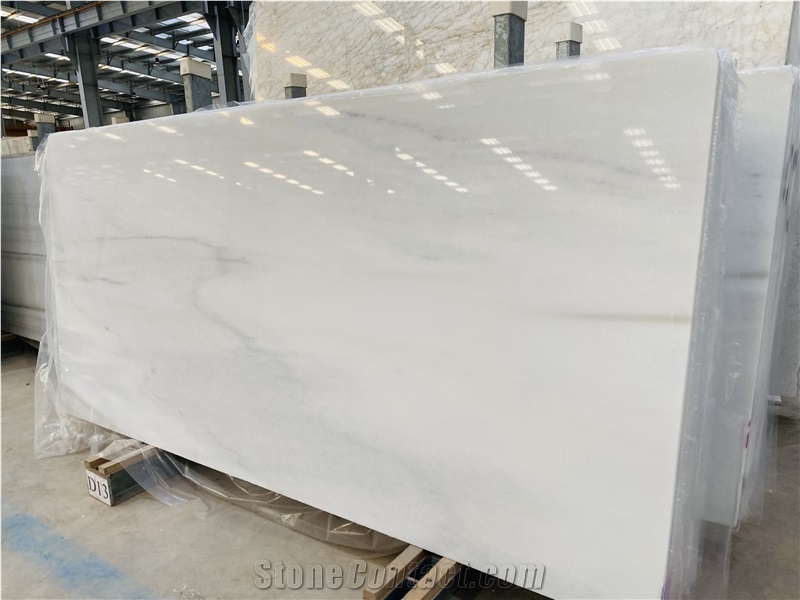 Polished Palissandro White Marble Slabs