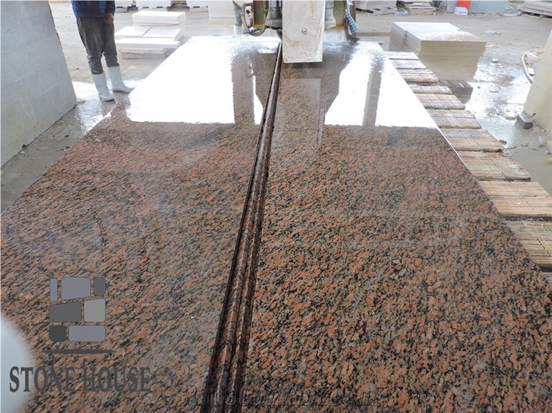 Red Aswan Granite Polished Slabs