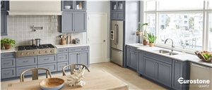 Vietnam White Quartz Kitchen Countertops Quartz
