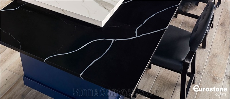 White Quartz Kitchen Countertop From Vietnam