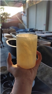 Honey Onyx Toothbrush Holder