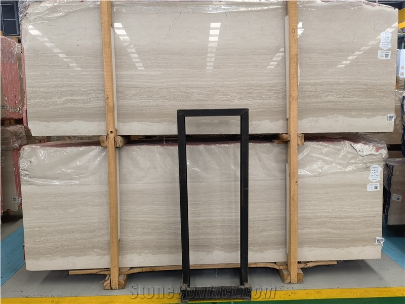 Beige Wood Texture Italy Serpeggiante Marble