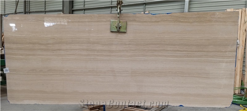 Italy Beige Serpeggiante Marble Wood Grain/Wood Texture