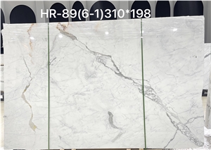 Luxury Stone Calacatta Whtie Marble For Flooring