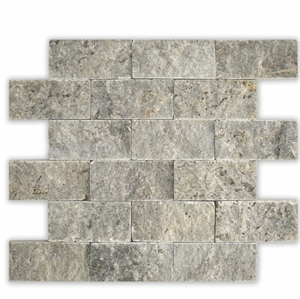 Travertine Split Face Mosaic Wall Ties