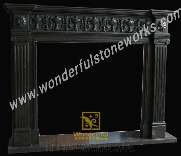 Black Limestone Fireplaces