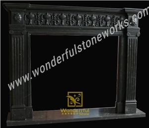 Black Limestone Fireplaces