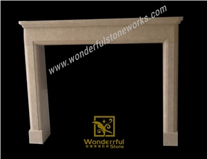 Sinai Pearl Beige Limestone Fireplaces