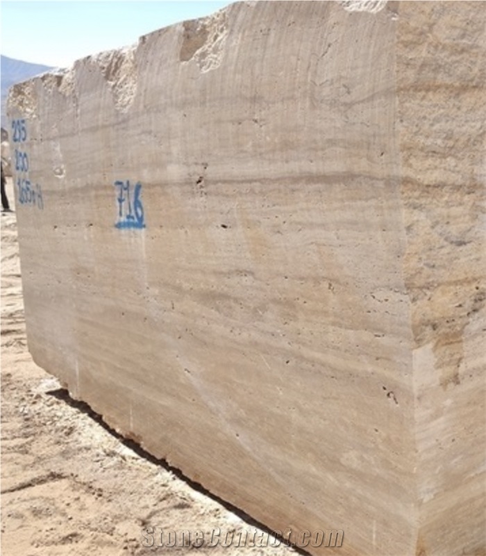 Beige Travertine Blocks