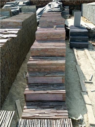 Rainbow Sandstone Wall Cladding Panels
