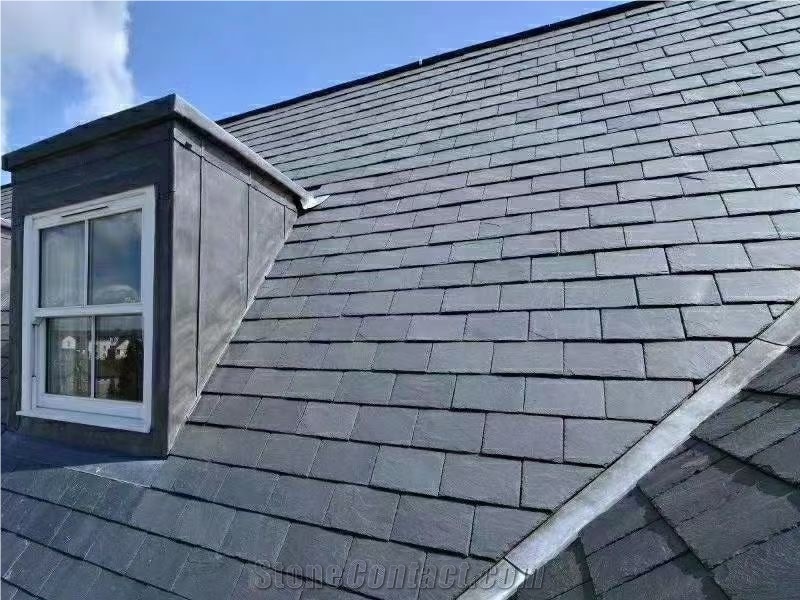 Black Slate Roof Tiles