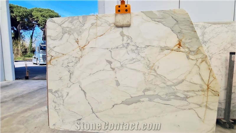 Calacatta Oro Marble Slabs, Calacatta Gold Marble