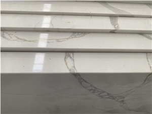 Carrara And Calacatta Quartz For Kitchen Countertops