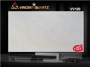 Vietnam Artificial Quartz White Calacatta
